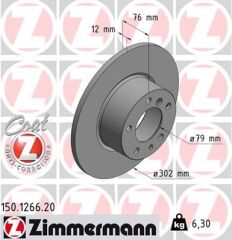 ZIMMERMANN 150.1266.20 FREN DISKI ON BMW E34