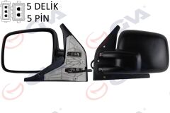 GVA 1075506 DIŞ DİKİZ AYNASI SOL TRANSPORTER T4 96> ELEKTRİKLİ ISITMALI KONVEKS VM-186EHL