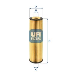 UFI 2505000 YAG FILTRESI MERCEDES M271 W203 CL203 S203 C209 A209 W204 S204 W211 W212 R171