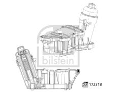 FEBI 172318 YAG FILTRE GOVDESI BMW N47 N57 B47 F10 F20 F30 E90 F01 E84 F25 F26 F15 F16