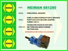 NEIMAN 681280 FREN STOP MÜŞÜRÜ COMBO D-BOXER-BIPPER-JUMPER-DUCATO-NEMO-FIORINO-GRANDE PUNTO-DOBLO-LINEA 1.3D MJET 1.6D MJET 2.3D MJET