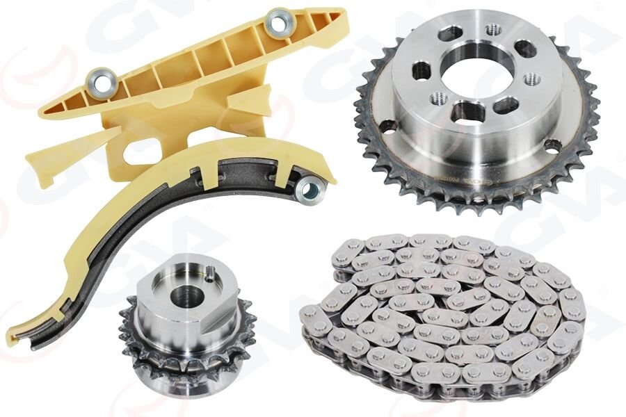 GVA 59C3300 EKSANTRİK ZİNCİR KİTİ FORD CONNECT 1.8TDCI 04>09 BHDA-BHDB-C9DB-C9DC 5 PARÇA