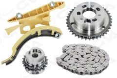 GVA 59C3300 EKSANTRİK ZİNCİR KİTİ FORD CONNECT 1.8TDCI 04>09 BHDA-BHDB-C9DB-C9DC 5 PARÇA