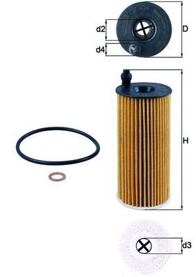MAHLE OX404D YAG FILTRESI BMW N47 N57 F10 F20 F30 F32 F34 F36 F01 F07 E90 F22 E84 F25 F15 F16 F26 . TOYOTA VERSO 13>18 AURIS 15> RAV4 15> AVENSIS 15>