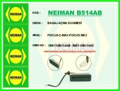 NEIMAN B514AB BAGAJ AÇMA BUTONU FORD FOCUS-CMAX-MONDEO-KUGA 04> KABLOLU
