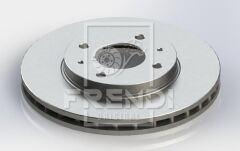 FRENDI 25426 ÖN FREN DİSKİ HAVA KANALLI MITSUBISHI LANCER 1.6L 4G18 CS3A 03-08 276 çap x 4 bijon - Takım disk fiyatıdır