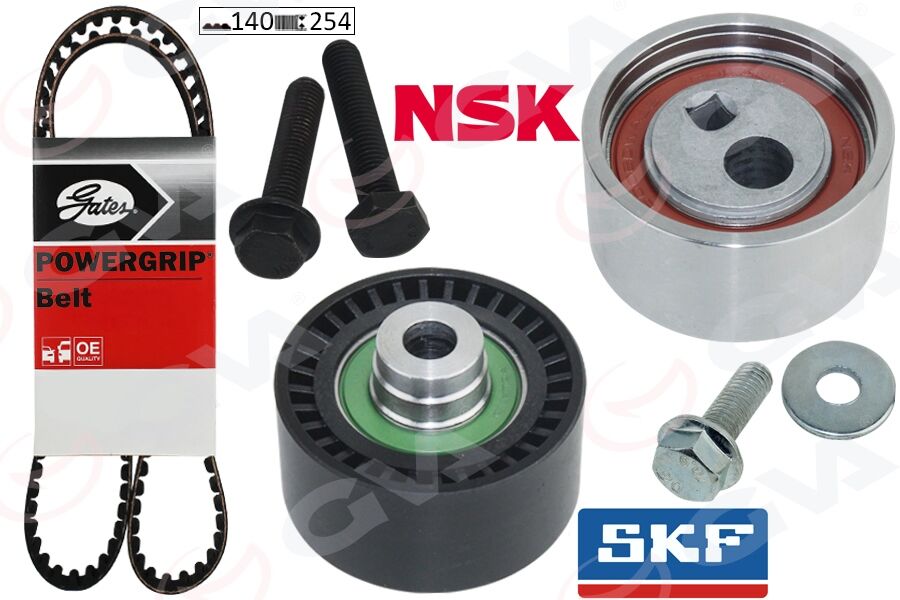 GVA 59T4321G EKSANTRİK GERGİ KİTİ 140x254 PEUGEOT P206-306-PARTNER-EXPERT-BERLINGO-JUMPY-SCUDO-COROLLA 1.9D 98 - DW8 T