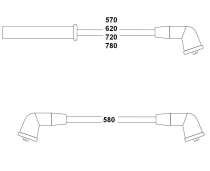 HELLUX HBK.3535 BUJİ KABLO TAKIMI MAZDA 323 1.6L B6 SEPHIA 1.6L 89 94