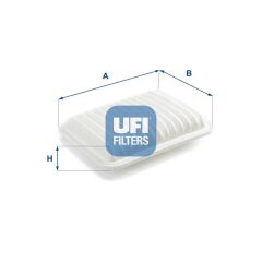 UFI 3055400 HAVA FİLTRESİ TOYOTA AURIS COROLLA 1.6L 1ZRFE ZRE151 07-> / RAV4 2.0L 3ZR-FAE ZSA30 09-12 / AVENSIS 1.6L 1ZRFAE ZRT270 09-> / VERSO 1.6L 1ZRFAE ZGR20 09 -> 1.8L 2ZRFAE 09 ->