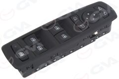 GVA 8011012 CAM AÇMA ANAHTARI ÖN SOL/SAĞ FLUENCE DÖRTLÜ MERKEZİ KİLİT DÜĞMELİ AYNA AYARLI
