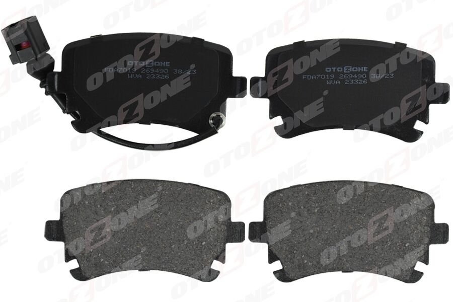 OTOZONE FDA7019 ARKA BALATA VW TRANSPORTER T5 03 >09 > A4 04-09 A6 04-11 A8 03-10 FİŞLİ