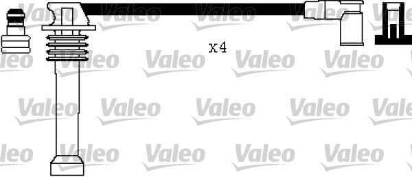 VALEO 346367 BUJİ KABLO TAKIMI FOCUS-CMAX-FİESTA-MONDEO-BMAX-MAZDA-VOLVO C30-S40-V50 98> 1.4-1.6 ZETEC