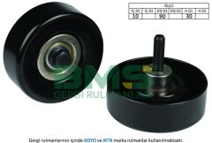BMS 137P ALTERNATÖR GERGİ RULMANI FIESTA 1.8DI 00- -FOCUS 1.8TDCI-1.8DI-1.8TDDI 98-04 -TOURNEO CONNECT 1.8D
