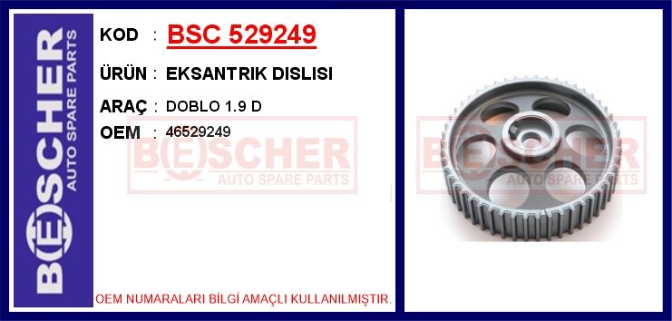 BSC 529249 EKSANTRIK DISLISI DOBLO 1.9 D