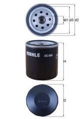 MAHLE OC988 YAĞ FİLTRESİ TOYOTA AURIS COROLLA 1.4L 1NDTV NDE120 NDE150 02-09 / YARIS 1.4L 1NDTV NLP90 06-09 / HI LUX 2.5L 2KDFTV KUN15 KUN25 KUN26 VIGO 05-15 / 2.4L 2GDFTV GUN125 REVO 15-> - kısa tip