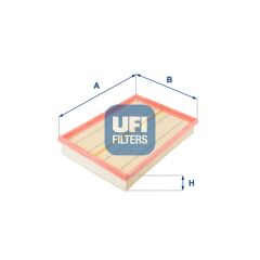 UFI 3015900 HAVA FİLTRESİ CORSA C 1.2-1.4-1.7.1.8-COMBO 1.4-1.6-1.7DI 16V 01 > MERIVA 1.6-1.8-1.6 04-10
