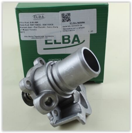 ELBA 860086 TERMOSTAT 82 C FIAT DUCATO 06>14 DUCATO 15> IVECO DAILY IV 06>11 DAILY V 11>14 DAILY VI 14>21 2.3D MJET 2.3 JTD F1A