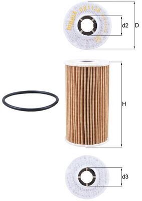 MAHLE OX1138D YAG FILTRESI LAND ROVER 204DT PT204 DISCOVERY L462 L550 DEFENDER L663 RANGE ROVER L494 L560 L551 L53 8 . JAGUAR E-PACE X540 F-PACE X761 XE X760 XF II X260