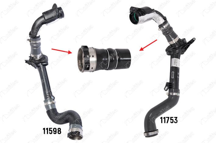 NIFEA 11599 TURBO HORTUMU KÜÇÜK PLASTİK PARÇA HARİÇ RENAULT MEGANE III 09> FLUENCE 09> 1.5dCi