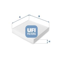 UFI 5303900 POLEN FİLTRESİ BERLINGO-PARTNER 96 > XSARA 97-00 1.4-1.4i-1.6 16V-1.6HDI-1.8D-1.9D-2.0HDI-2.0 16V