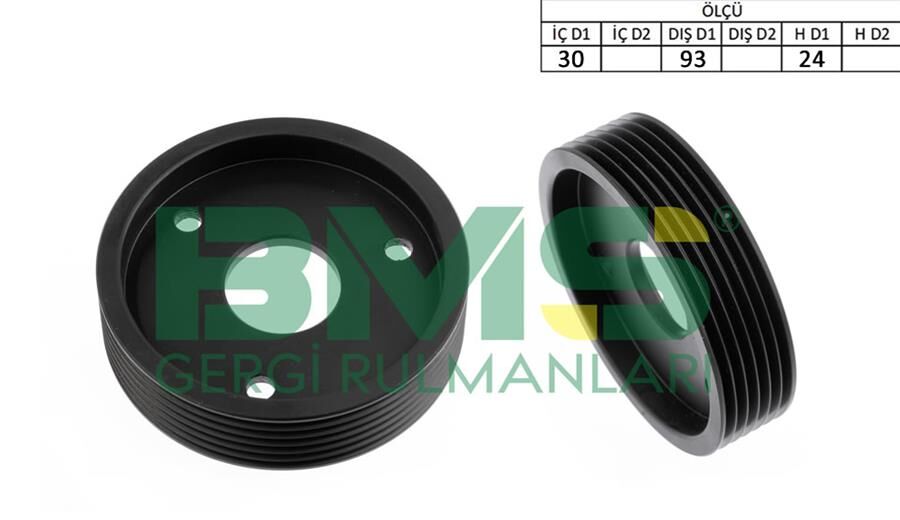 BMS 539 HİDROLİK DİREKSİYON POMPA KASNAĞI CLIO II 98> KANGOO 97> 1.9 D F8Q>