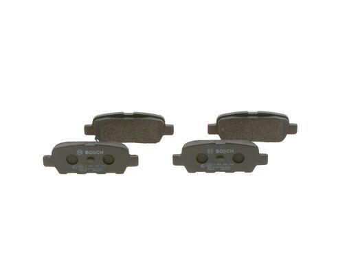 BOSCH 0986495089 ARKA FREN BALATA NISSAN QASHQAI 1.5L 1.6L 2.0L K9K M9R HR16DE MR20DE J10 06-13 / X-TRAIL 2.0L QR20DE T30 01-07 2.5L QR25DE T30 01-> 2.2L YD22DDTi T30 01-> / MURANO 3.5L Z51 4x4 DCi 08-> / INFINITI FX