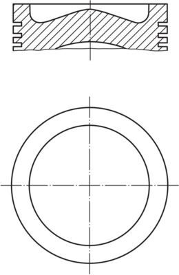 MAHLE 039PI00125002 PİSTON SEGMAN FIESTA/207/208/2008/206 /DS3/C3 1.4 TDCİ 70 PS EURO 5 0.50 ÇAP: 73.70MM 87-838407-02