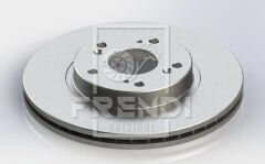 ÖN FREN DİSKİ HAVA KANALLI HONDA CIVIC 1.6L R16A2 VTEC sedan FD6 FB7 kasa 06-15 / 1.8L R18A VTEC Hatchback FK2 kasa 06-> / 1.4L L13Z1 sport FK1 kasa 09-> / CR-V 2.0L K20A4 15 jant RD8 kasa