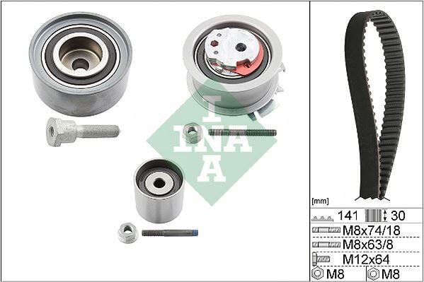INA 530046310 TRİGER SETİ PASSAT-JETTA-GOLF5-OCTAVIA-TOLEDO-A3-A6 2.0 TDI 2007-2011 BKP-BKD-BRE-BLB