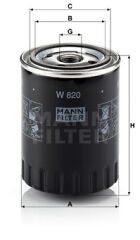 MANN W820 YAĞ FİLTRESİ AC DELCO