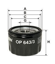 FILTRON FILT OP 643/3 CLIO II-III/KANGO/MEGAN I-II/LOGAN/R9/R19/VIVARO MOVANO YAG FILTRESI