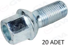 GVA 8830138 BİJON CİVATASI DELİKLİ- GALVANİZ AUDI-CUPRA-SEAT-SKODA-VW-FORD AA17-M14x1.50x27 PAKET ADET:20
