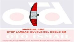 MARS 610365 STOP LAMBASI DUYSUZ SOL DOBLO EM