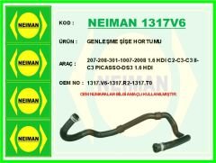 NEIMAN 1317V6 GENLEŞME ŞİŞE HORTUMU 207-208-301-1007-2008 1.6 HDI C2-C3-C3 II-C3 PICASSO-DS3 1.6 HDI