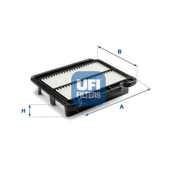 UFI 3027900 HAVA FİLTRESİ CHEVROLET KALOS 1.2L 1.4L B12S1 F14D T200 02-> / AVEO 1.2L 1.4L F14D SEDAN T250 T255 06->