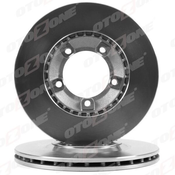 ÖN FREN DİSKİ HAVA KANALLI HYUNDAI H100 2.5L D4BA D4BF 4D55 4D56 PANELVAN 94-05 / 2.6L D4BB KAMYON ET 96-03 253 çap x 5 bijon - Adet disk fiyatıdır