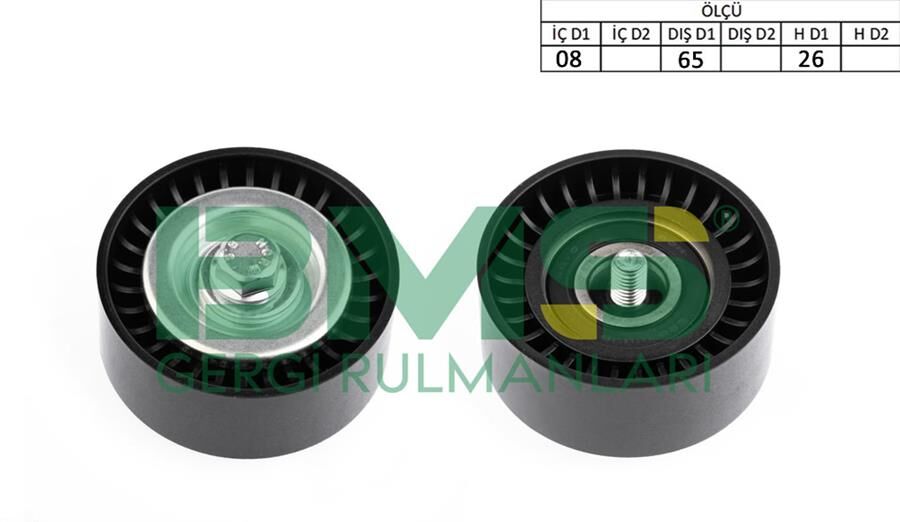 BMS 518 ALTERNATÖR AVARE GERGİ RULMANI ASTRA J 09>14 INSIGNIA A 09>17-ZAFIRA C 10>18 2.0 CDTI DTJ-DTC -DTL-D TE