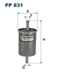 FILTRON PP831 YAKIT FİLTRESİ SKODA FELICIA 1.3-1.6 95-01