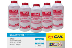 GVA 9930122 ANTİFRİZ 1.5 LT -37 C KIRMIZI LONG LİFE Koli 12 Ad ORGANIK