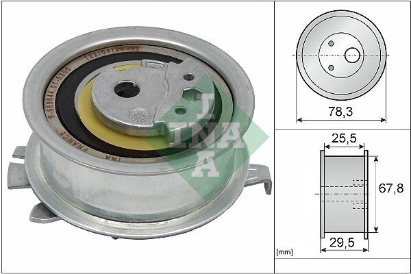 INA 531082510 EKSANTRİK GERGİ RULMANI POLO-GOLF6-JETTA-PASSAT-T5-CRAFTER-AMAROK-A3-A4-LEON 1.2-1.6-2.0 TDI