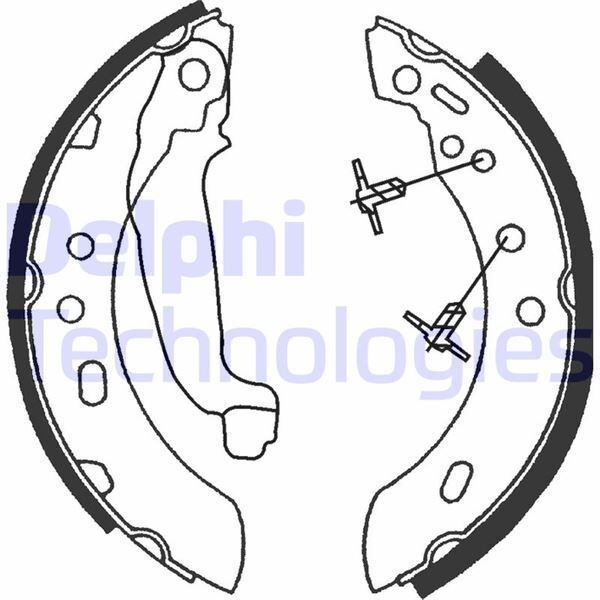 DELPHI LS1689 KAMPANA FREN BALATASI NISSAN MICRA 1.0L 1.3L 1.4L 1.5L K11 92-02 180 x 25