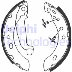 DELPHI LS1689 KAMPANA FREN BALATASI NISSAN MICRA 1.0L 1.3L 1.4L 1.5L K11 92-02 180 x 25