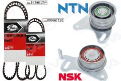 GVA 59T9173G TRİGER KAYIŞ SETİ EKSANTRİK SETİ HYUNDAI H100 STAREX 2.5L D4BB D4BF 97-> / KIA K2500 2.5L D4BH 03- > / MITSUBISHI L300. L200 2.5L 4D56 K64T K74T 96-07 / PAJERO 2.5L 4D56 94-> 2 KAYIŞ 2 RULMAN 16