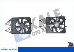 KALE 387245 FAN GRUBU SEAT CORDOBA 02<09-IBIZA IV 08<16-TOLEDO IV 12<19-SCODA FABIA I-II 99<08-RAPID 12<19-VOLKS WAGEN POLO 09> 1.2 1.4-1.9TDI 1.4-1.6 16V 250-80W 394MM 12V DAVLUMBAZLI FAN MOTORU