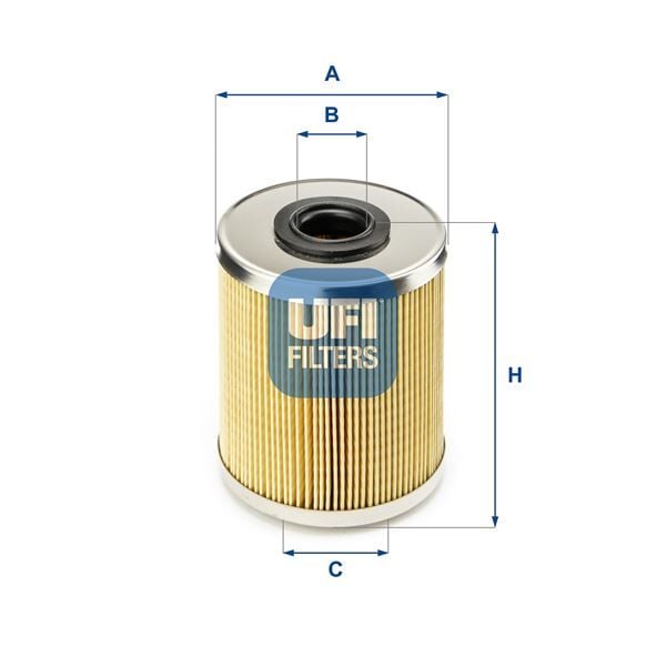 UFI 2669500 YAKIT FİLTRESİ MASTER II-MASTER III-TRAFIC II-MOVANO II-VIVARO 2.2DTI-2.5DTI-2.5CDTI