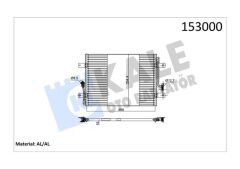 KALE 010ABC030 KLİMA KONDENSERİ ALBEA 1.2-1.6 445x350x16 1 SIRA ALB SİSTEM