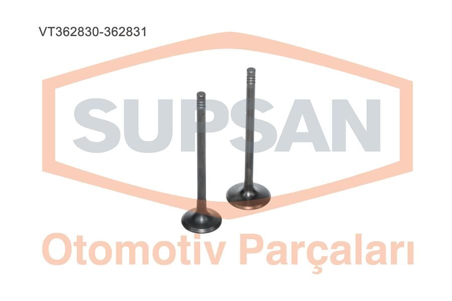 SUPSAN VT362830-362831 SUBAP EMME EGZOZ OPEL ASTRA-CORSA-VECTRA 1.4İ 16V 16 SUBAP-LPG YE UYUMLU