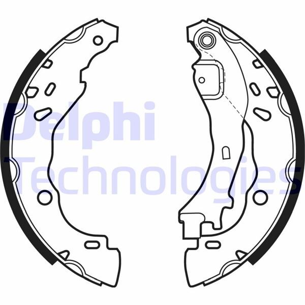 DELPHI LS1975 ARKA FREN BALATASI PABUÇ P1007 1.4 1.4HDİ 05 > C2 1.4 1.4HDİ 02 > C3 1.4 1.6 1.4HDİ 1.6HDİ 03 > 203x38