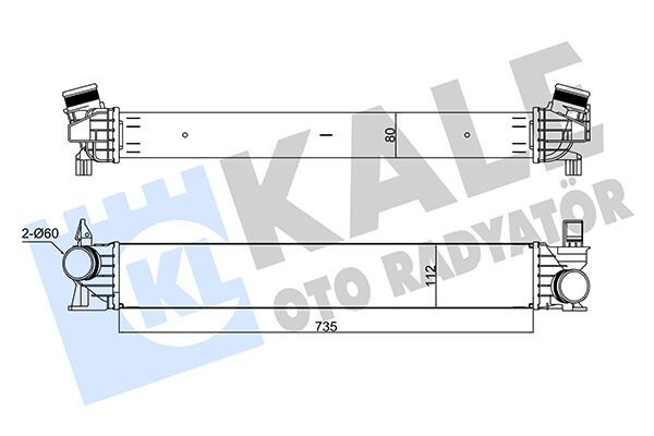 KALE 355920 TURBO RADYATÖRÜ INTERCOOLER BOXER III-JUMPER III 2.2-3.0HDI 12> DUCATO III> 2.3-3.0JTD 11> Euro5