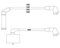 HELLUX HBK.3195 BUJİ KABLOSU HYUNDAI ACCENT 1.3L G4EH 4G13 karbüratörlü 95-99 / GETZ 1.3L SOHC 01-03 - bobin kablolu şapkalı tip